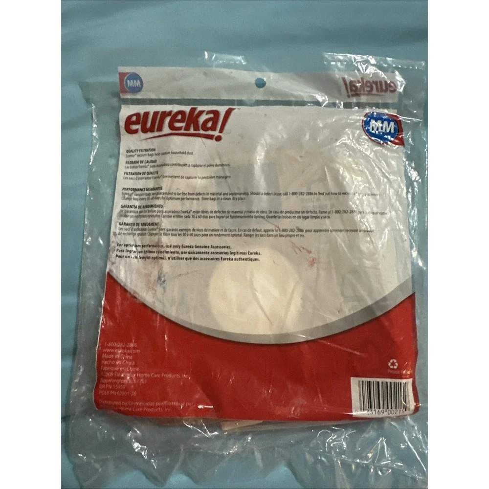 New Sealed Lot Of 2 Eureka OEM Style MM Bags Part 60295, 60295C (3 In‎ Each)